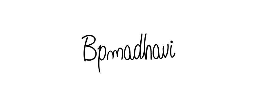 Design your own signature with our free online signature maker. With this signature software, you can create a handwritten (Angelique-Rose-font-FFP) signature for name Bpmadhavi. Bpmadhavi signature style 5 images and pictures png