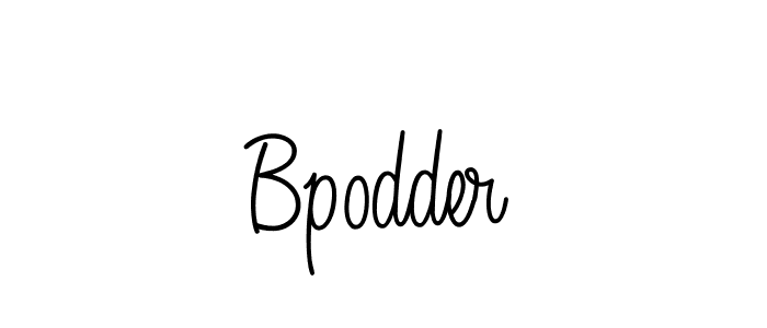 Create a beautiful signature design for name Bpodder. With this signature (Angelique-Rose-font-FFP) fonts, you can make a handwritten signature for free. Bpodder signature style 5 images and pictures png