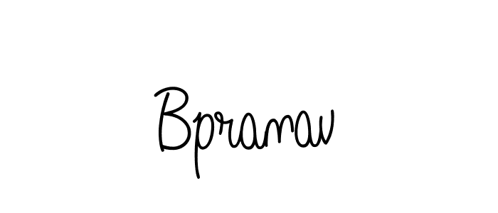 Create a beautiful signature design for name Bpranav. With this signature (Angelique-Rose-font-FFP) fonts, you can make a handwritten signature for free. Bpranav signature style 5 images and pictures png