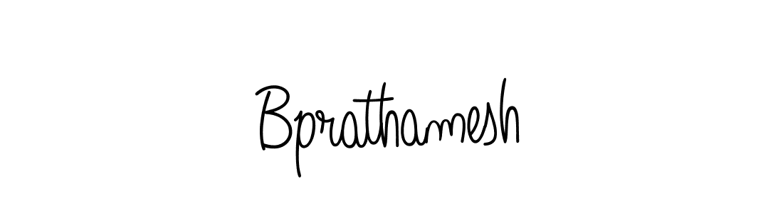 Use a signature maker to create a handwritten signature online. With this signature software, you can design (Angelique-Rose-font-FFP) your own signature for name Bprathamesh. Bprathamesh signature style 5 images and pictures png