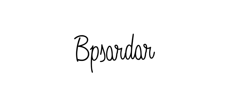 How to make Bpsardar signature? Angelique-Rose-font-FFP is a professional autograph style. Create handwritten signature for Bpsardar name. Bpsardar signature style 5 images and pictures png