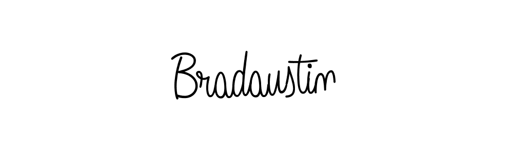 Make a beautiful signature design for name Bradaustin. With this signature (Angelique-Rose-font-FFP) style, you can create a handwritten signature for free. Bradaustin signature style 5 images and pictures png
