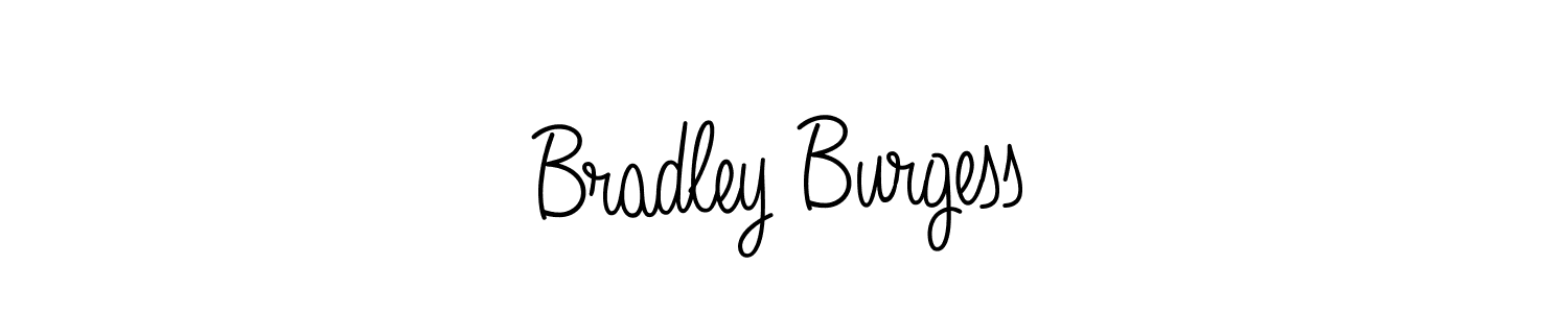 How to make Bradley Burgess name signature. Use Angelique-Rose-font-FFP style for creating short signs online. This is the latest handwritten sign. Bradley Burgess signature style 5 images and pictures png