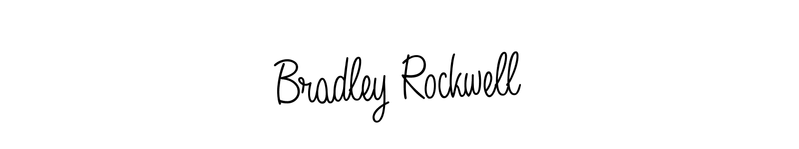 The best way (Angelique-Rose-font-FFP) to make a short signature is to pick only two or three words in your name. The name Bradley Rockwell include a total of six letters. For converting this name. Bradley Rockwell signature style 5 images and pictures png