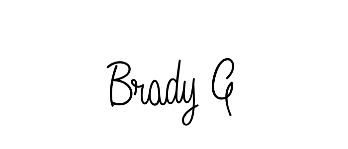 Best and Professional Signature Style for Brady G. Angelique-Rose-font-FFP Best Signature Style Collection. Brady G signature style 5 images and pictures png