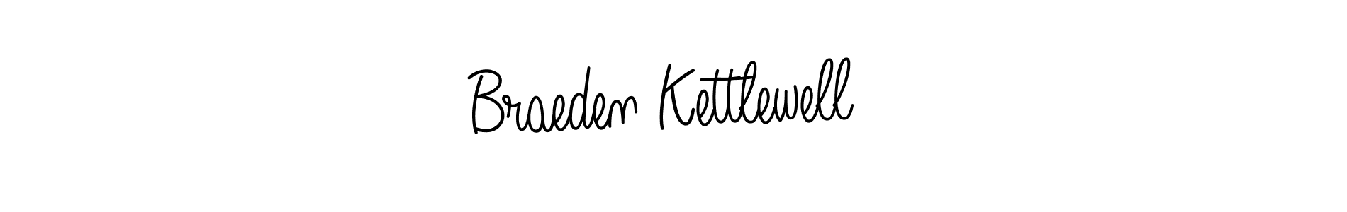 Similarly Angelique-Rose-font-FFP is the best handwritten signature design. Signature creator online .You can use it as an online autograph creator for name Braeden Kettlewell . Braeden Kettlewell  signature style 5 images and pictures png