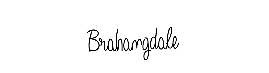 Angelique-Rose-font-FFP is a professional signature style that is perfect for those who want to add a touch of class to their signature. It is also a great choice for those who want to make their signature more unique. Get Brahangdale name to fancy signature for free. Brahangdale signature style 5 images and pictures png