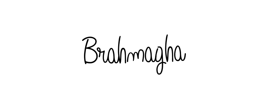 You should practise on your own different ways (Angelique-Rose-font-FFP) to write your name (Brahmagha) in signature. don't let someone else do it for you. Brahmagha signature style 5 images and pictures png