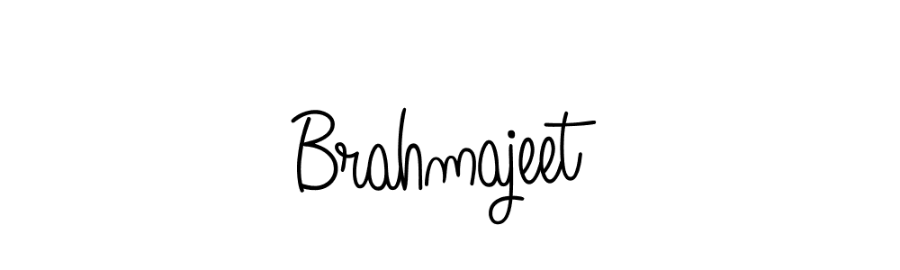 How to make Brahmajeet name signature. Use Angelique-Rose-font-FFP style for creating short signs online. This is the latest handwritten sign. Brahmajeet signature style 5 images and pictures png