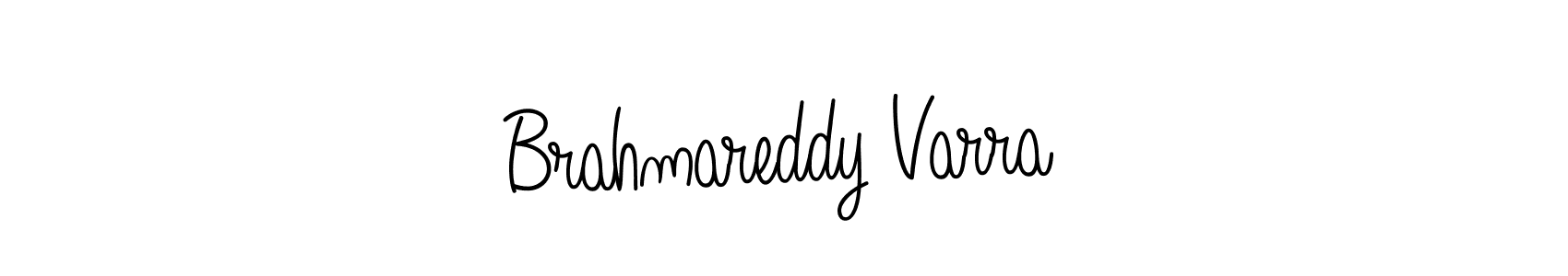 Brahmareddy Varra stylish signature style. Best Handwritten Sign (Angelique-Rose-font-FFP) for my name. Handwritten Signature Collection Ideas for my name Brahmareddy Varra. Brahmareddy Varra signature style 5 images and pictures png