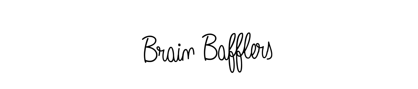 Similarly Angelique-Rose-font-FFP is the best handwritten signature design. Signature creator online .You can use it as an online autograph creator for name Brain Bafflers. Brain Bafflers signature style 5 images and pictures png