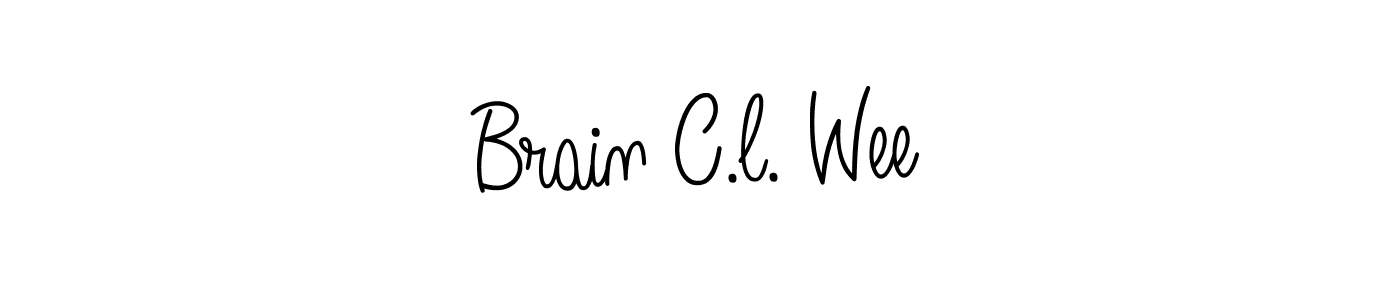 Make a beautiful signature design for name Brain C.l. Wee. Use this online signature maker to create a handwritten signature for free. Brain C.l. Wee signature style 5 images and pictures png