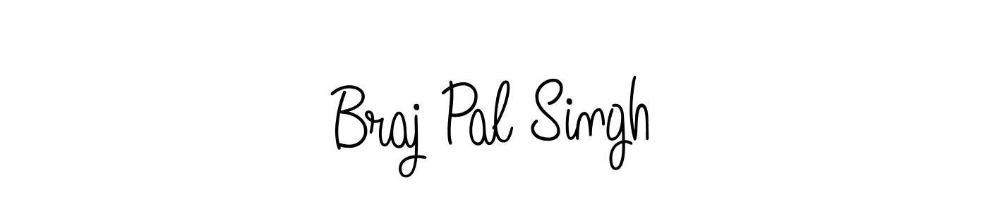 Make a beautiful signature design for name Braj Pal Singh. With this signature (Angelique-Rose-font-FFP) style, you can create a handwritten signature for free. Braj Pal Singh signature style 5 images and pictures png
