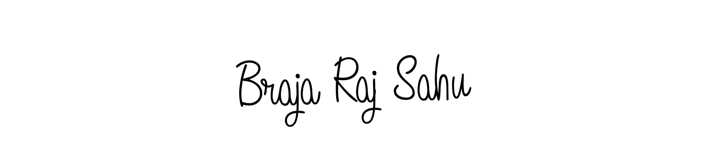 Make a beautiful signature design for name Braja Raj Sahu. With this signature (Angelique-Rose-font-FFP) style, you can create a handwritten signature for free. Braja Raj Sahu signature style 5 images and pictures png