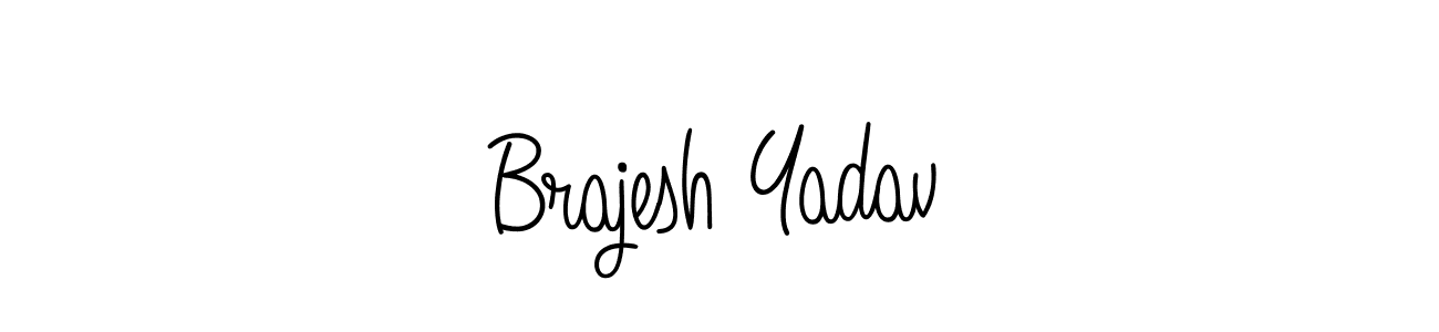 How to Draw Brajesh Yadav signature style? Angelique-Rose-font-FFP is a latest design signature styles for name Brajesh Yadav. Brajesh Yadav signature style 5 images and pictures png