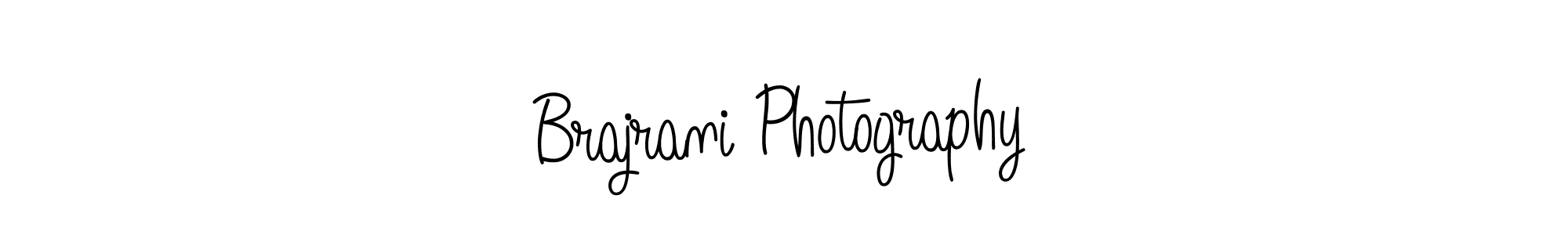 You should practise on your own different ways (Angelique-Rose-font-FFP) to write your name (Brajrani Photography) in signature. don't let someone else do it for you. Brajrani Photography signature style 5 images and pictures png