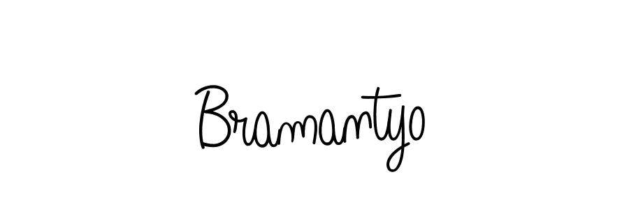 The best way (Angelique-Rose-font-FFP) to make a short signature is to pick only two or three words in your name. The name Bramantyo include a total of six letters. For converting this name. Bramantyo signature style 5 images and pictures png