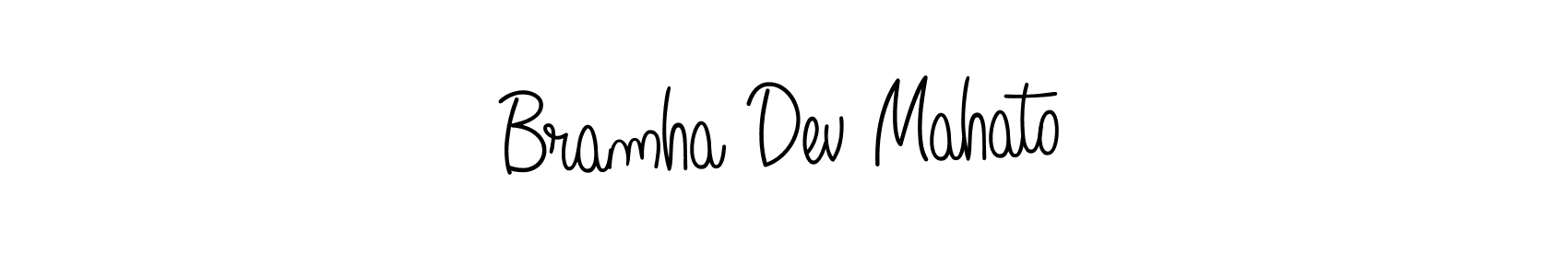 It looks lik you need a new signature style for name Bramha Dev Mahato. Design unique handwritten (Angelique-Rose-font-FFP) signature with our free signature maker in just a few clicks. Bramha Dev Mahato signature style 5 images and pictures png