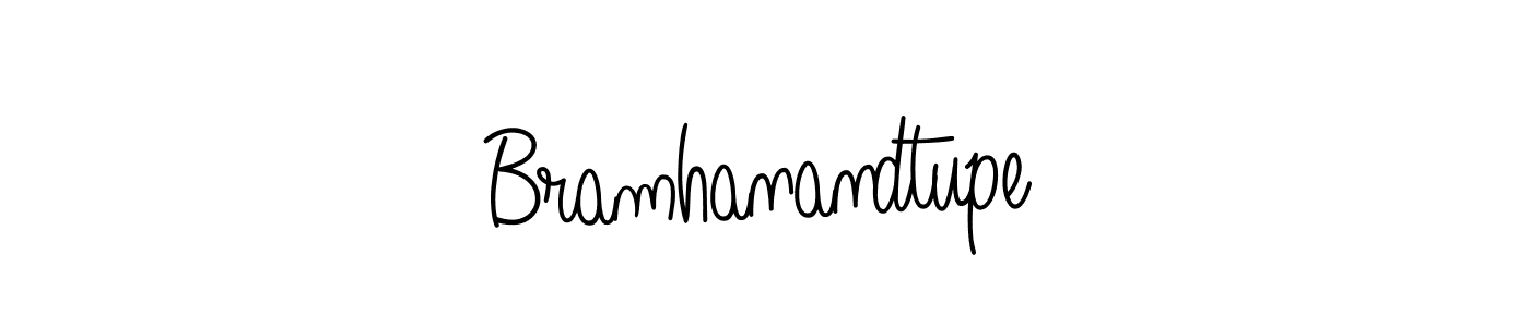 Use a signature maker to create a handwritten signature online. With this signature software, you can design (Angelique-Rose-font-FFP) your own signature for name Bramhanandtupe. Bramhanandtupe signature style 5 images and pictures png