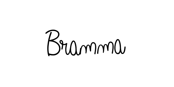 Bramma stylish signature style. Best Handwritten Sign (Angelique-Rose-font-FFP) for my name. Handwritten Signature Collection Ideas for my name Bramma. Bramma signature style 5 images and pictures png