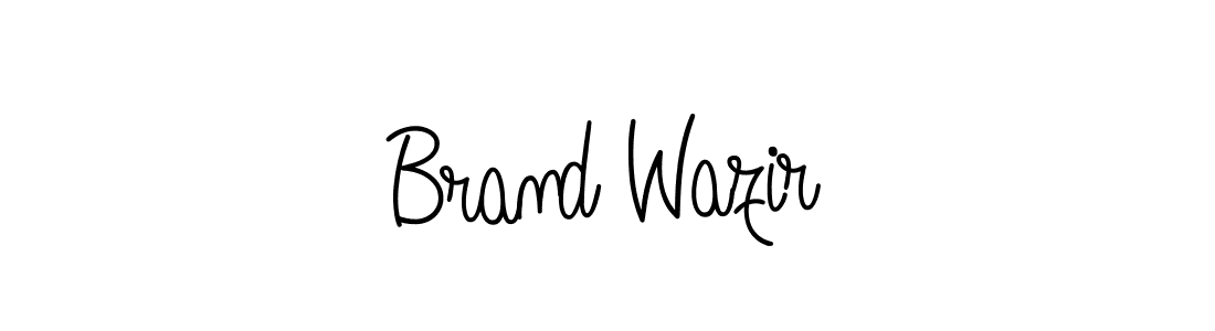 Make a short Brand Wazir signature style. Manage your documents anywhere anytime using Angelique-Rose-font-FFP. Create and add eSignatures, submit forms, share and send files easily. Brand Wazir signature style 5 images and pictures png