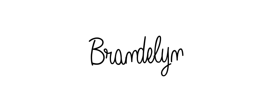 Brandelyn stylish signature style. Best Handwritten Sign (Angelique-Rose-font-FFP) for my name. Handwritten Signature Collection Ideas for my name Brandelyn. Brandelyn signature style 5 images and pictures png