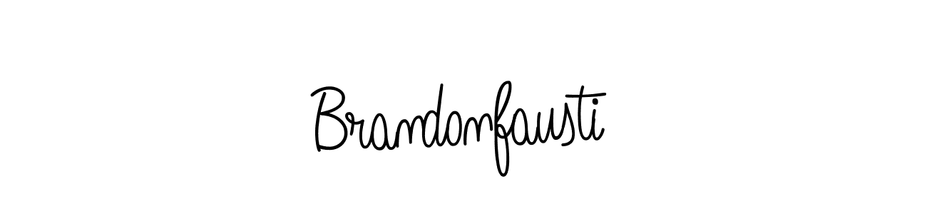 You should practise on your own different ways (Angelique-Rose-font-FFP) to write your name (Brandonfausti) in signature. don't let someone else do it for you. Brandonfausti signature style 5 images and pictures png