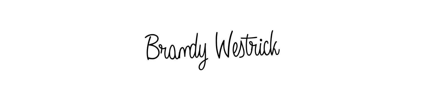 How to Draw Brandy Westrick signature style? Angelique-Rose-font-FFP is a latest design signature styles for name Brandy Westrick. Brandy Westrick signature style 5 images and pictures png