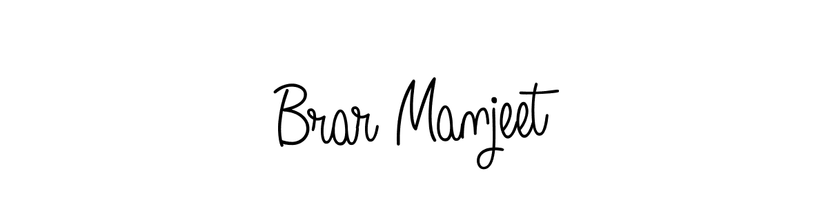 You can use this online signature creator to create a handwritten signature for the name Brar Manjeet. This is the best online autograph maker. Brar Manjeet signature style 5 images and pictures png