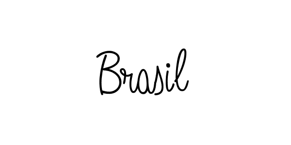 Make a beautiful signature design for name Brasil. With this signature (Angelique-Rose-font-FFP) style, you can create a handwritten signature for free. Brasil signature style 5 images and pictures png