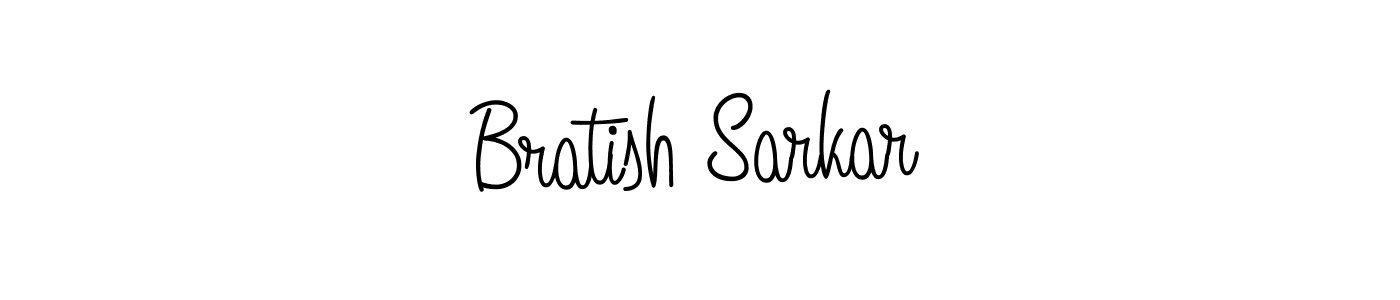 You should practise on your own different ways (Angelique-Rose-font-FFP) to write your name (Bratish Sarkar) in signature. don't let someone else do it for you. Bratish Sarkar signature style 5 images and pictures png