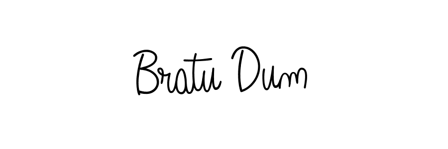 How to Draw Bratu Dum signature style? Angelique-Rose-font-FFP is a latest design signature styles for name Bratu Dum. Bratu Dum signature style 5 images and pictures png