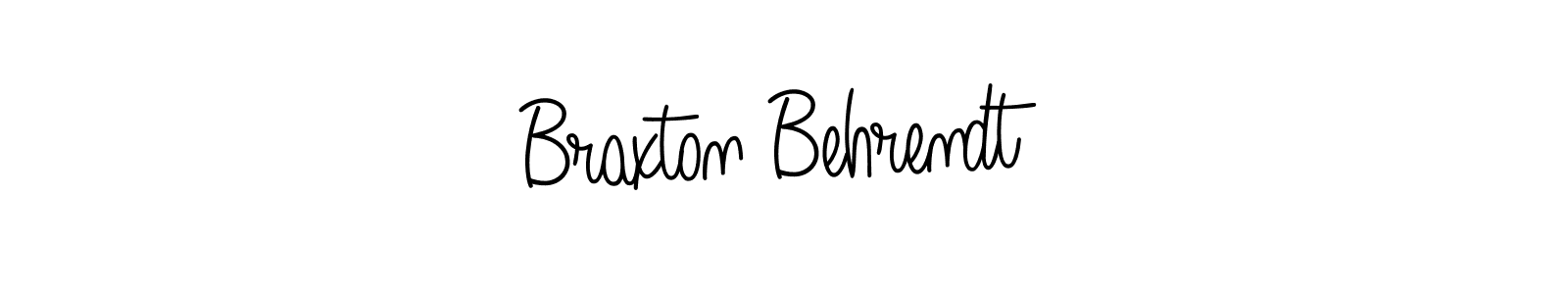 Create a beautiful signature design for name Braxton Behrendt. With this signature (Angelique-Rose-font-FFP) fonts, you can make a handwritten signature for free. Braxton Behrendt signature style 5 images and pictures png