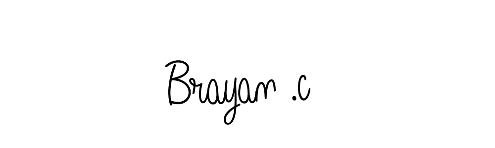 How to Draw Brayan .c  signature style? Angelique-Rose-font-FFP is a latest design signature styles for name Brayan .c . Brayan .c  signature style 5 images and pictures png