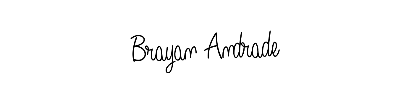 Also You can easily find your signature by using the search form. We will create Brayan Andrade name handwritten signature images for you free of cost using Angelique-Rose-font-FFP sign style. Brayan Andrade signature style 5 images and pictures png