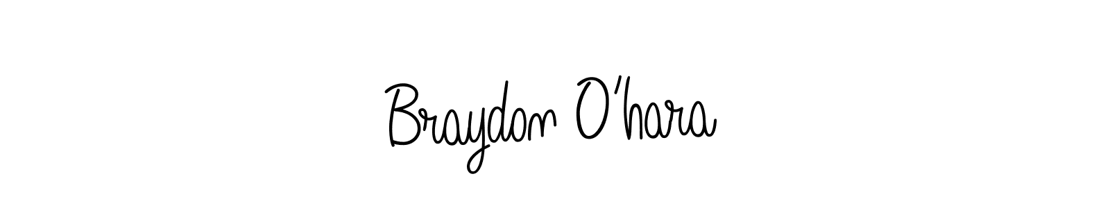 The best way (Angelique-Rose-font-FFP) to make a short signature is to pick only two or three words in your name. The name Braydon O’hara include a total of six letters. For converting this name. Braydon O’hara signature style 5 images and pictures png