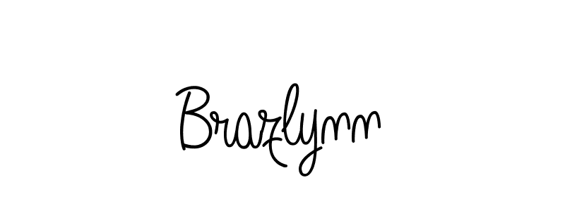 Design your own signature with our free online signature maker. With this signature software, you can create a handwritten (Angelique-Rose-font-FFP) signature for name Brazlynn. Brazlynn signature style 5 images and pictures png