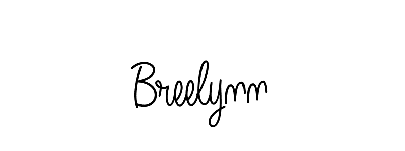 How to make Breelynn signature? Angelique-Rose-font-FFP is a professional autograph style. Create handwritten signature for Breelynn name. Breelynn signature style 5 images and pictures png