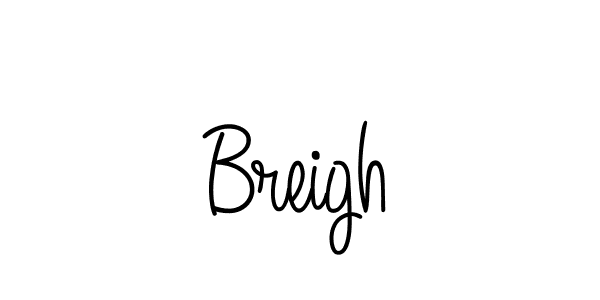 The best way (Angelique-Rose-font-FFP) to make a short signature is to pick only two or three words in your name. The name Breigh include a total of six letters. For converting this name. Breigh signature style 5 images and pictures png