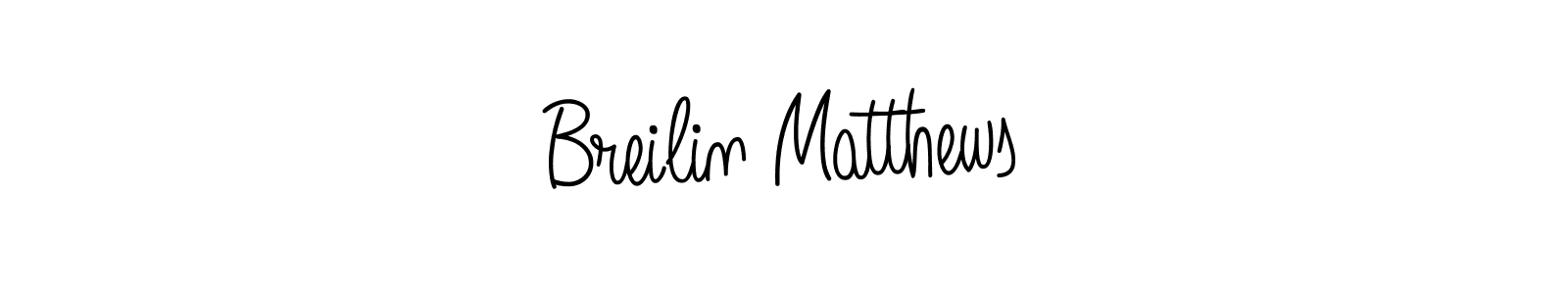 Check out images of Autograph of Breilin Matthews name. Actor Breilin Matthews Signature Style. Angelique-Rose-font-FFP is a professional sign style online. Breilin Matthews signature style 5 images and pictures png