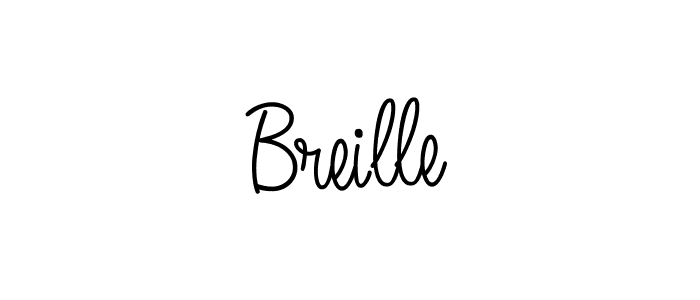 Check out images of Autograph of Breille name. Actor Breille Signature Style. Angelique-Rose-font-FFP is a professional sign style online. Breille signature style 5 images and pictures png
