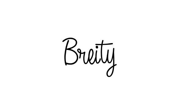 How to make Breity name signature. Use Angelique-Rose-font-FFP style for creating short signs online. This is the latest handwritten sign. Breity signature style 5 images and pictures png