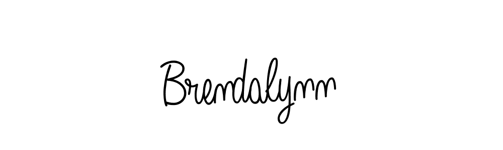 You should practise on your own different ways (Angelique-Rose-font-FFP) to write your name (Brendalynn) in signature. don't let someone else do it for you. Brendalynn signature style 5 images and pictures png