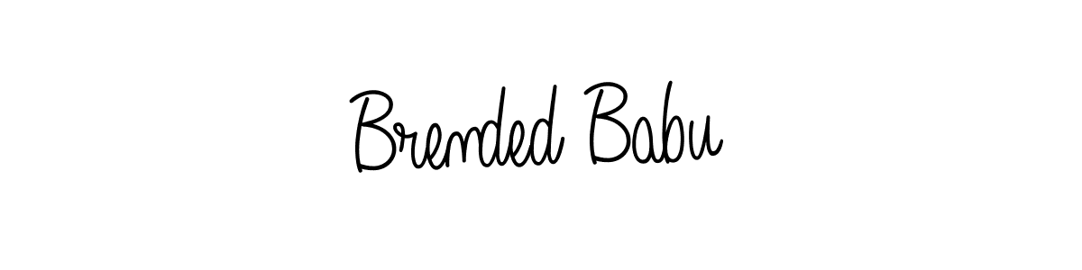 You can use this online signature creator to create a handwritten signature for the name Brended Babu. This is the best online autograph maker. Brended Babu signature style 5 images and pictures png