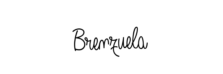 Make a beautiful signature design for name Brenzuela. Use this online signature maker to create a handwritten signature for free. Brenzuela signature style 5 images and pictures png