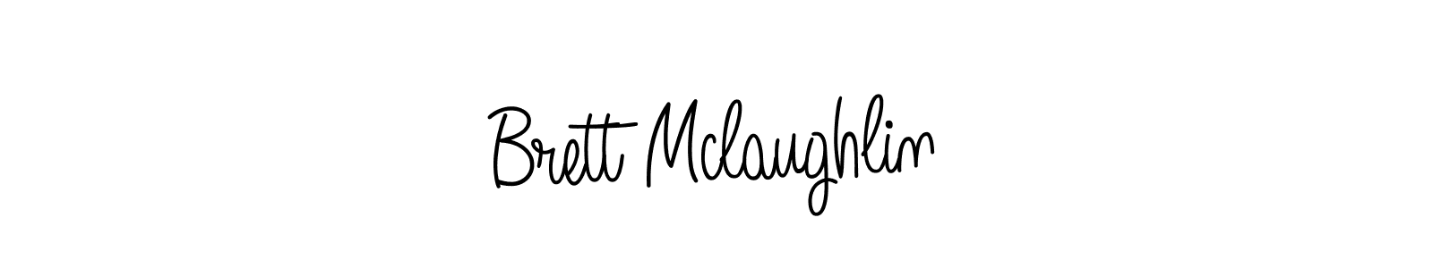 Create a beautiful signature design for name Brett Mclaughlin. With this signature (Angelique-Rose-font-FFP) fonts, you can make a handwritten signature for free. Brett Mclaughlin signature style 5 images and pictures png