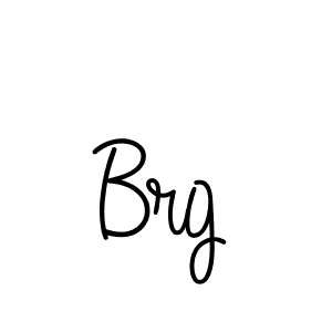 The best way (Angelique-Rose-font-FFP) to make a short signature is to pick only two or three words in your name. The name Brg include a total of six letters. For converting this name. Brg signature style 5 images and pictures png