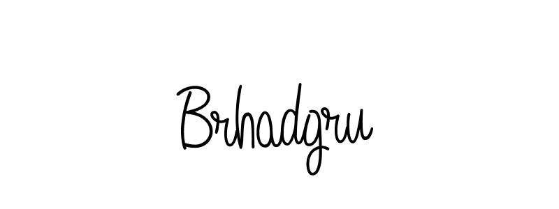 Use a signature maker to create a handwritten signature online. With this signature software, you can design (Angelique-Rose-font-FFP) your own signature for name Brhadgru. Brhadgru signature style 5 images and pictures png