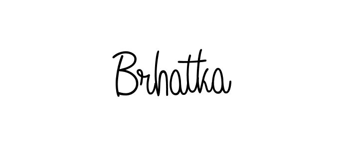 You should practise on your own different ways (Angelique-Rose-font-FFP) to write your name (Brhatka) in signature. don't let someone else do it for you. Brhatka signature style 5 images and pictures png