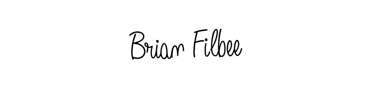 Make a beautiful signature design for name Brian Filbee. With this signature (Angelique-Rose-font-FFP) style, you can create a handwritten signature for free. Brian Filbee signature style 5 images and pictures png